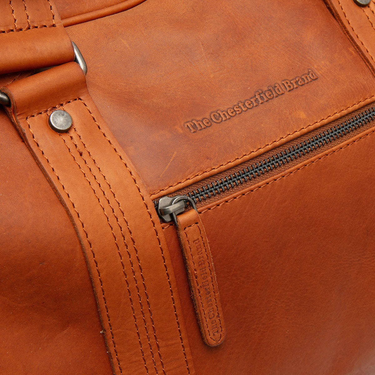 
Volenza Bolsa de viaje weekender de cuero flor – alternate product view 3