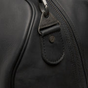 Solid Antique Brass Hardware &amp; Heavy-Duty Dual Zipper Detail on William Full-Grain Leather Weekender Bag para Mujer
