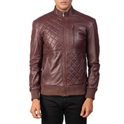 Moda Cazadora Bomber de Cuero para Hombre – Vista alternativa del producto 3