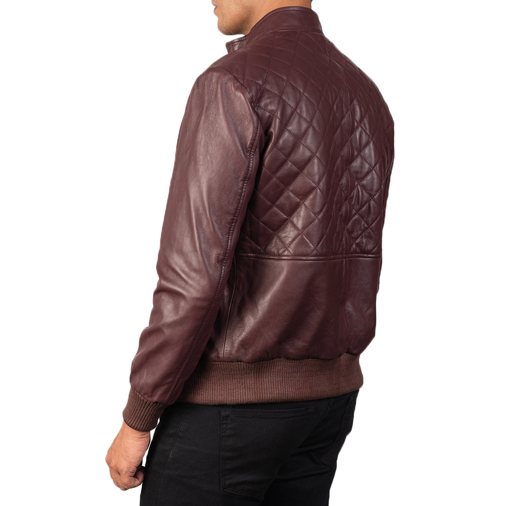 Moda Cazadora Bomber de Cuero para Hombre – Vista alternativa del producto 6