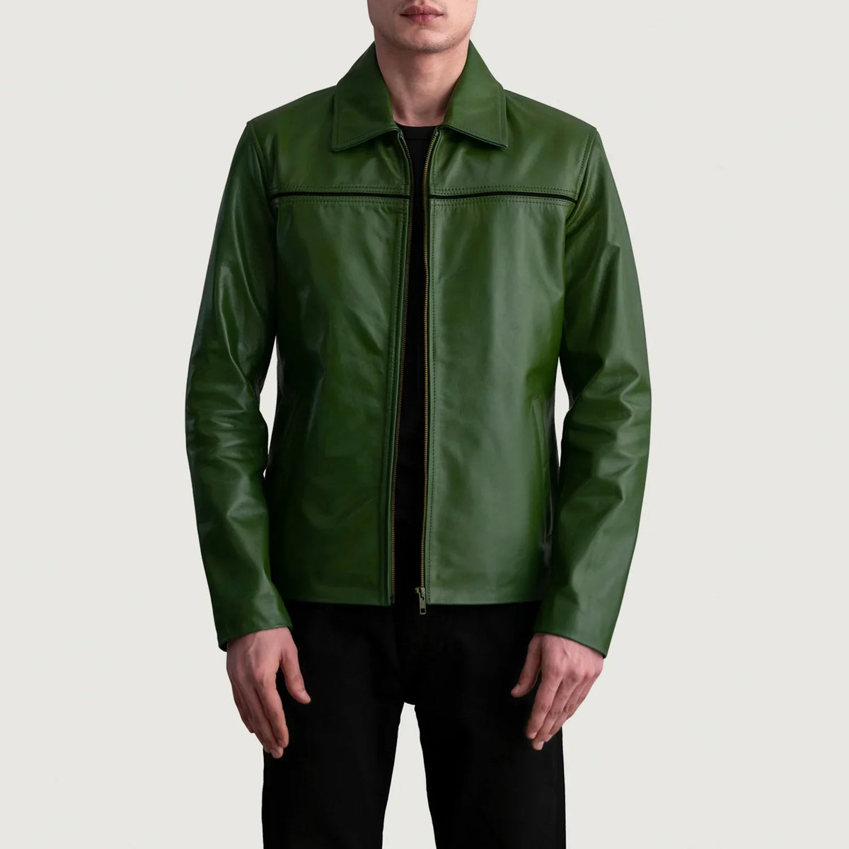 Mystical Chaqueta de Cuero para Hombre – Vista alternativa del producto 1