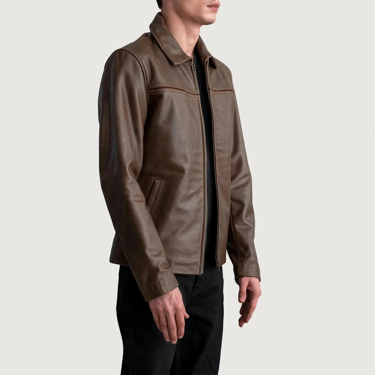 Mystical Chaqueta de Cuero para Hombre – Vista alternativa del producto 2