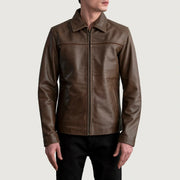 Mystical Chaqueta de Cuero para Hombre – Vista alternativa del producto 3