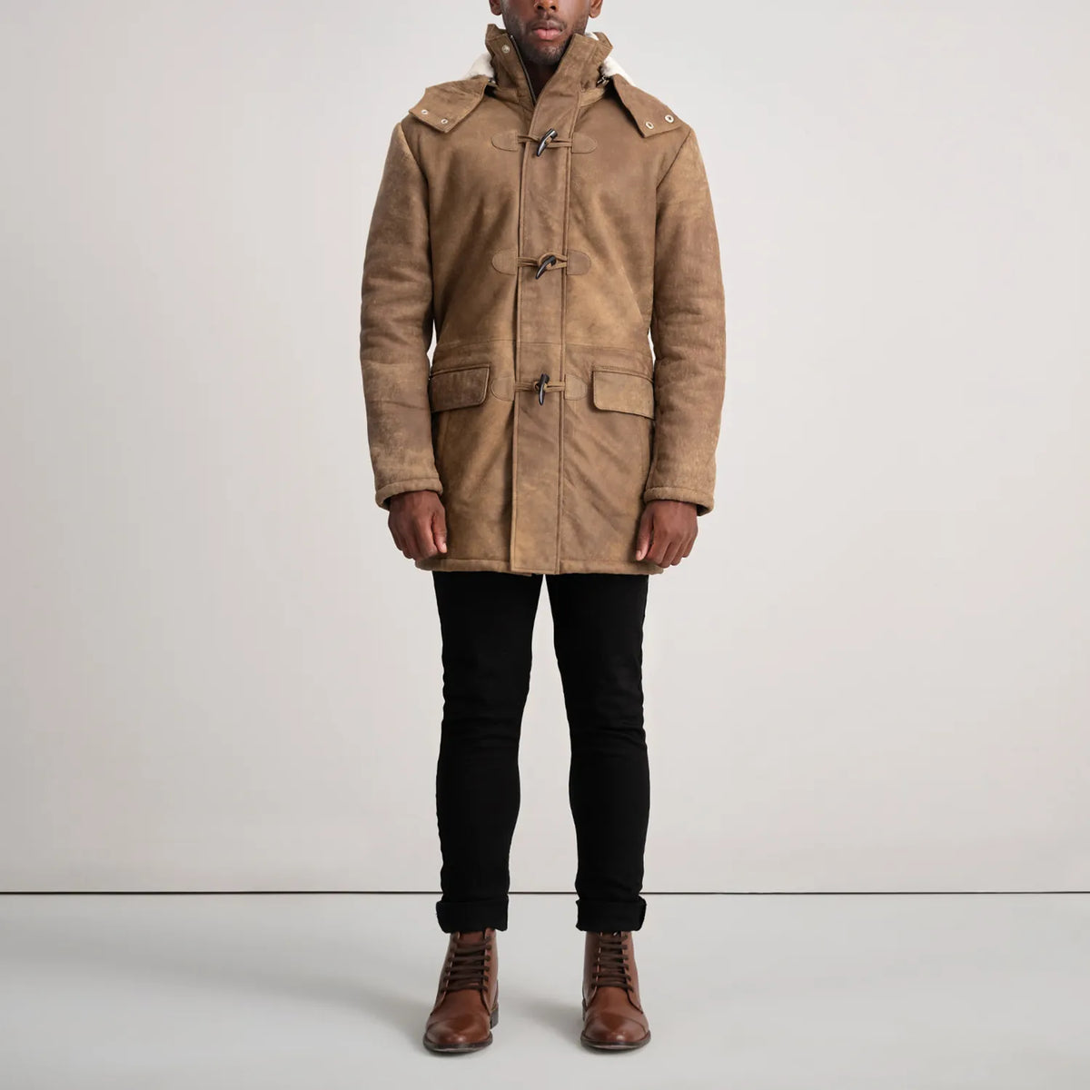 
Nolan Abrigo de Cuero para Hombre – alternate product view 3