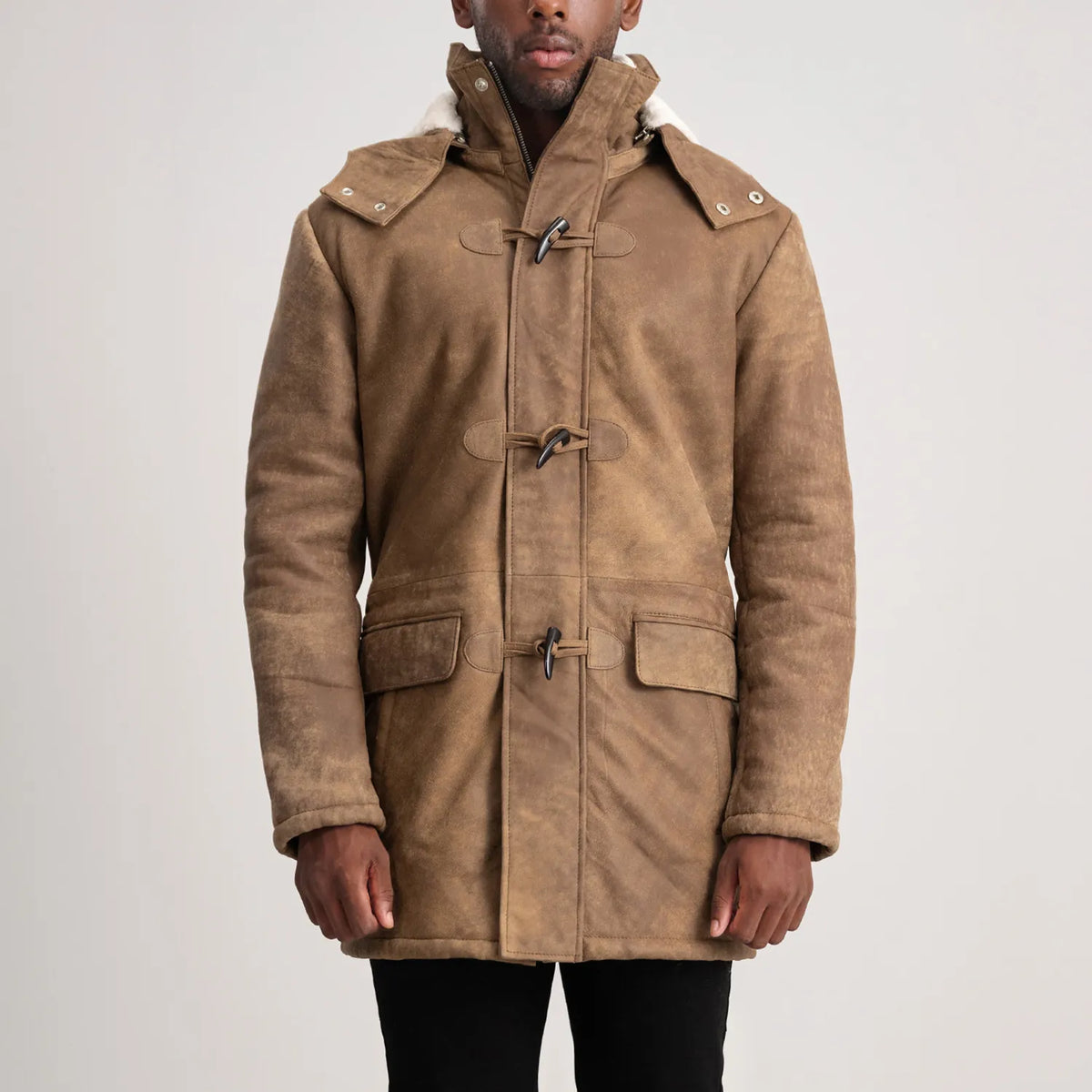 
Nolan Abrigo de Cuero para Hombre – alternate product view 4