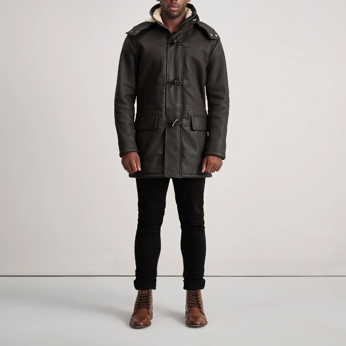
Nolan Abrigo de Cuero para Hombre – alternate product view 3