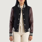 Savant Varsity Chaqueta de Cuero para Mujer – Vista alternativa del producto 1
