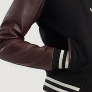 Savant Varsity Chaqueta de Cuero para Mujer – Vista alternativa del producto 6
