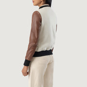 Savant Varsity Chaqueta de Cuero para Mujer – Vista alternativa del producto 5