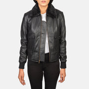 Stella G-1 Cazadora Bomber de Cuero para Mujer – Vista alternativa del producto 1