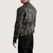 Sven Cazadora Bomber de Cuero para Hombre – Vista alternativa del producto 6