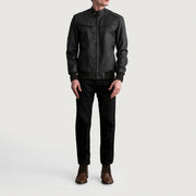 Sven Cazadora Bomber de Cuero para Hombre – Vista alternativa del producto 4