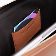 
Vista interior Showing Cotton Twill & Dos bolsillos interiores de utilidad