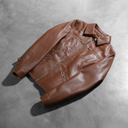 Tomachi Rojo Chaqueta de Cuero para Mujer – Vista alternativa del producto 8