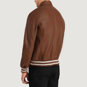 Walton Varsity Chaqueta de Cuero para Hombre – Vista alternativa del producto 5