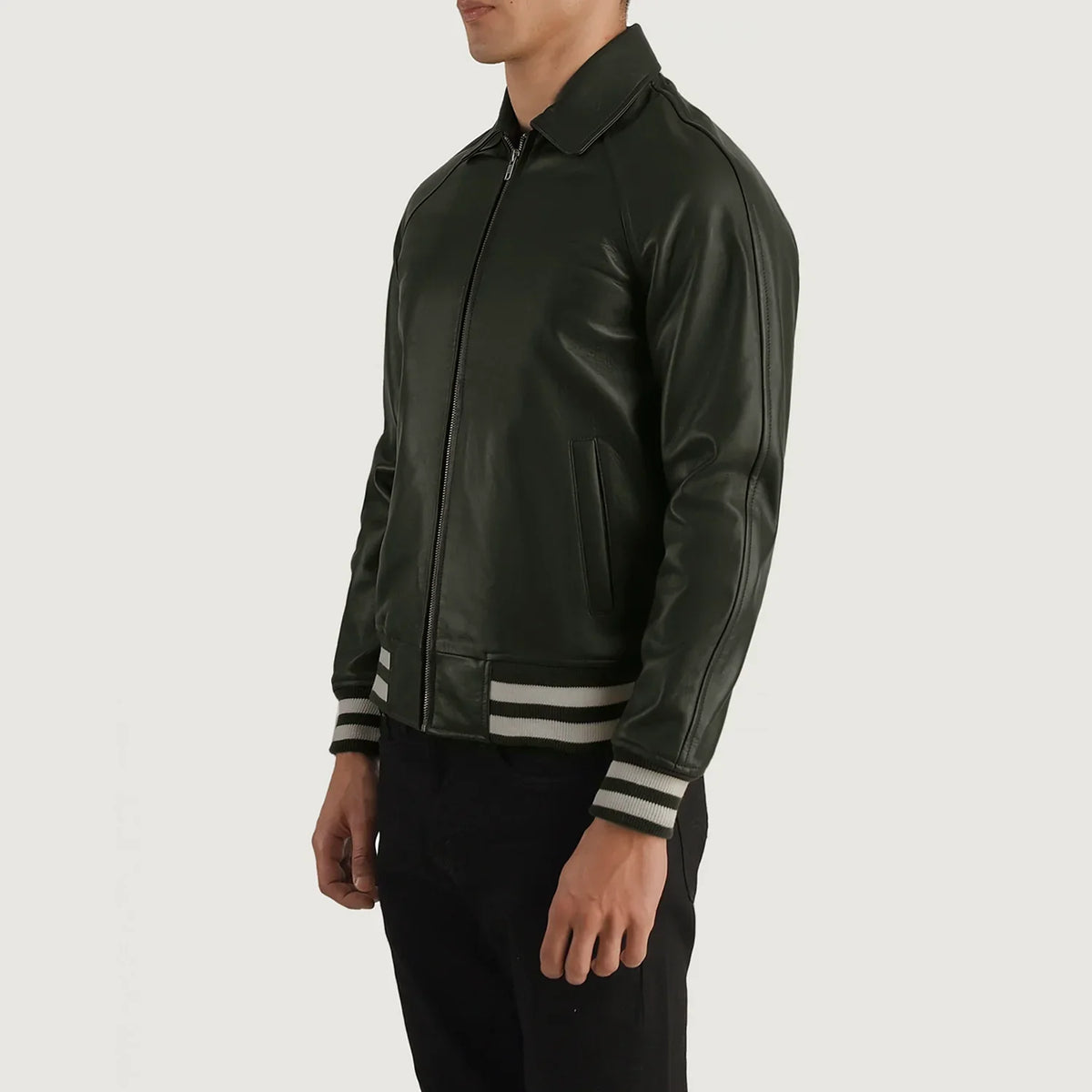 Walton Varsity Chaqueta de Cuero para Hombre – Vista alternativa del producto 2
