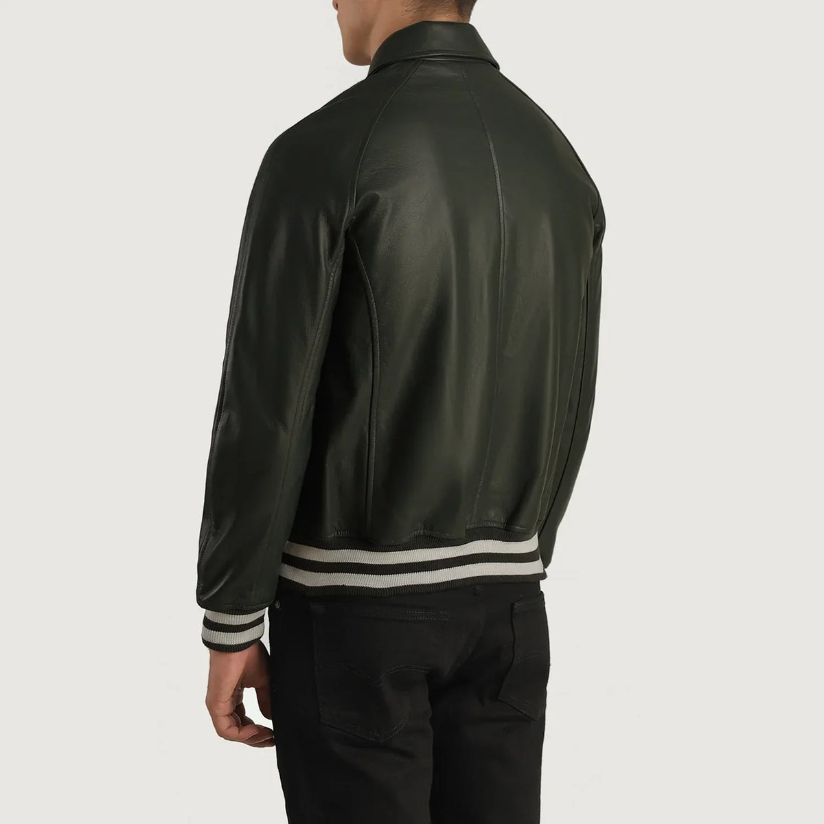 Walton Varsity Chaqueta de Cuero para Hombre – Vista alternativa del producto 5