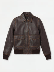 
Westa A-2 Chaqueta Bomber de Cuero para Mujer – alternate product view 4