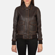 
Westa A-2 Chaqueta Bomber de Cuero para Mujer – alternate product view 5