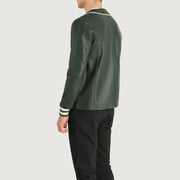 Willis Varsity Chaqueta de Cuero para Hombre – Vista alternativa del producto 5