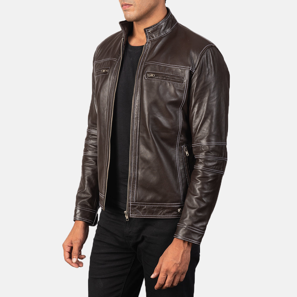 Youngster Chaqueta Biker de Cuero para Hombre – Vista alternativa del producto 2
