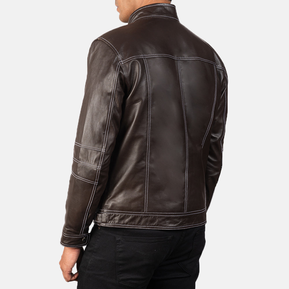 Youngster Chaqueta Biker de Cuero para Hombre – Vista alternativa del producto 5