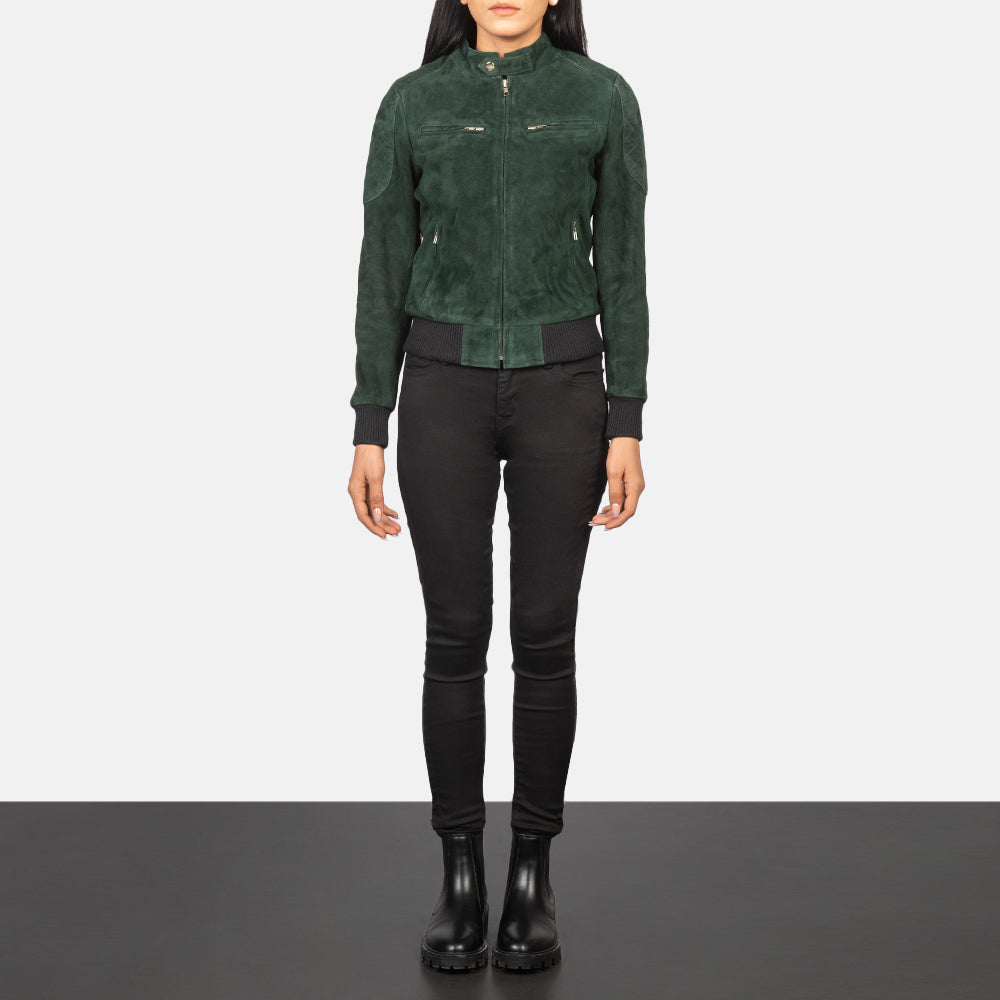 
Zenna Chaqueta Bomber de Cuero para Mujer – alternate product view 3