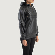 
Zest Hooded Pullover Chaqueta de Cuero para Mujer – alternate product view 2