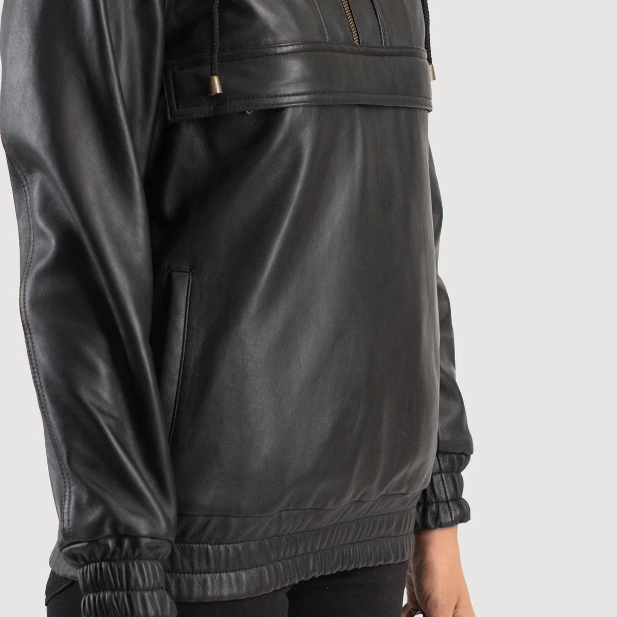 
Zest Hooded Pullover Chaqueta de Cuero para Mujer – alternate product view 4