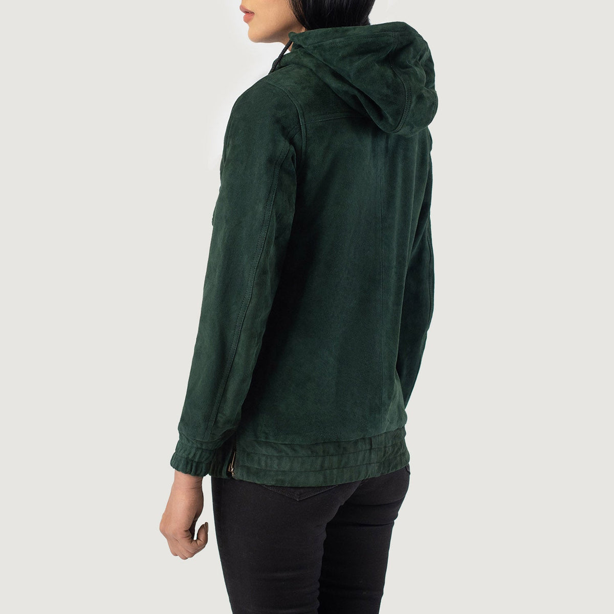 
Zest Hooded Pullover Chaqueta de Cuero para Mujer – alternate product view 5