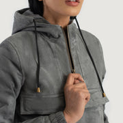 
Zest Hooded Pullover Chaqueta de Cuero para Mujer – alternate product view 4